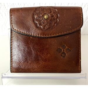 Patricia Nash Reiti Leather Bifold Wallet with a floral design